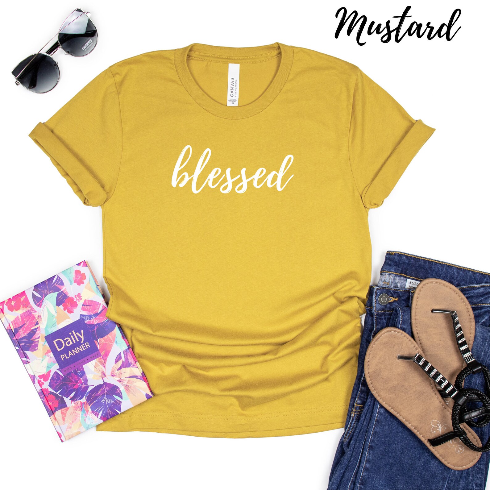 Blessed Tshirt Religious Tshirt Inspirational Tshirt Etsy