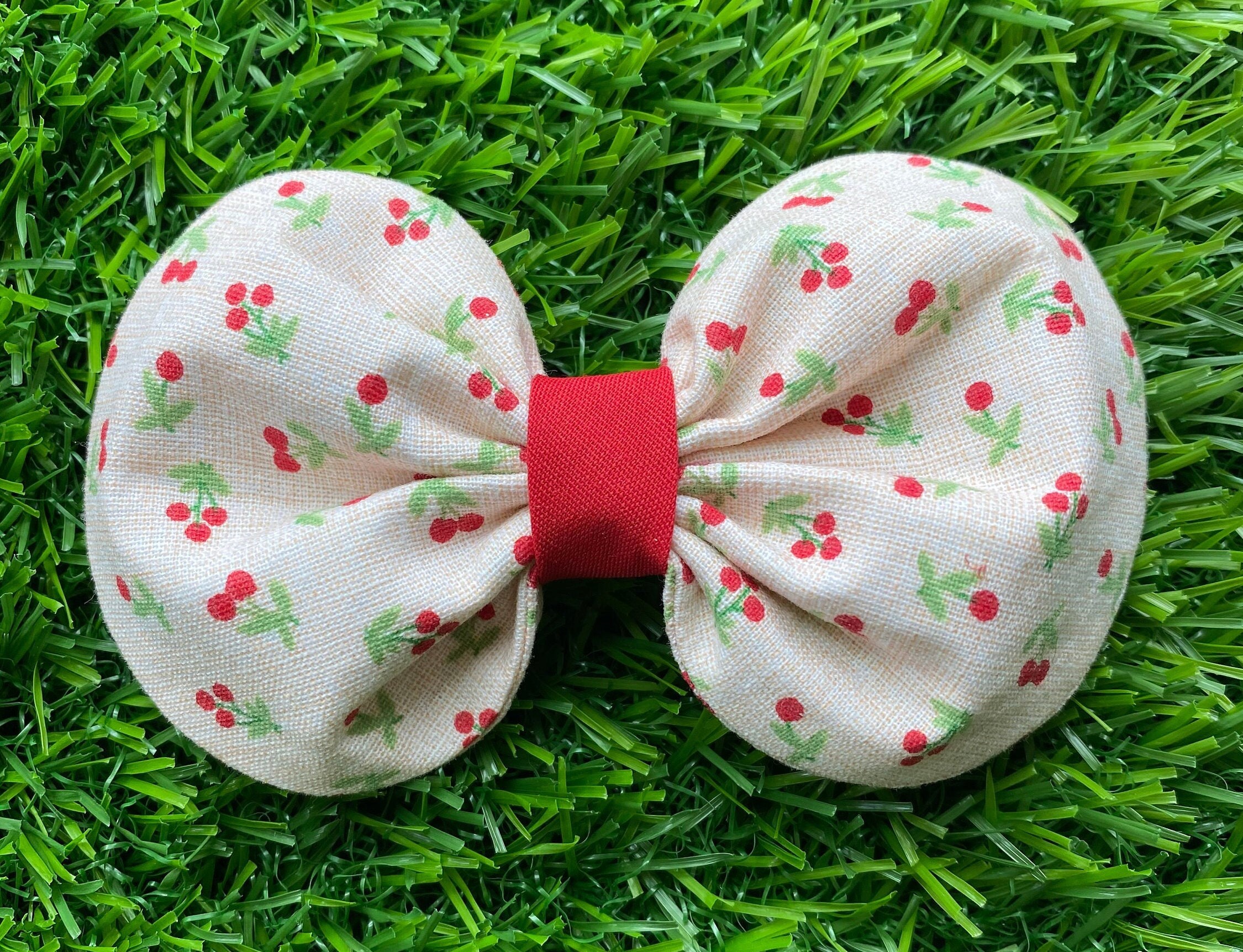 Kirschen auf Pfirsich Hund Bogen Etsy