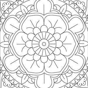 Mandala Coloring Book Style 3 20 pages | Etsy