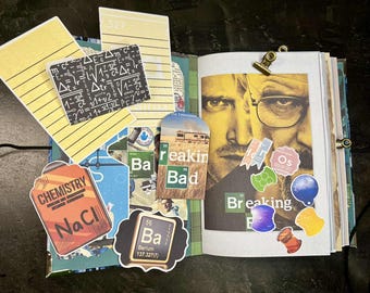 Chemistry/Science Junk Journal, Memory Keepsake, Handcrafted