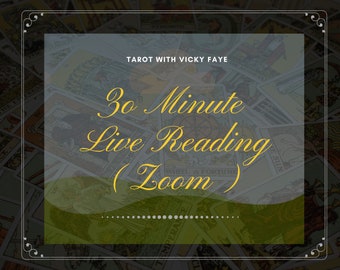 30 Minute Live Reading (Zoom)