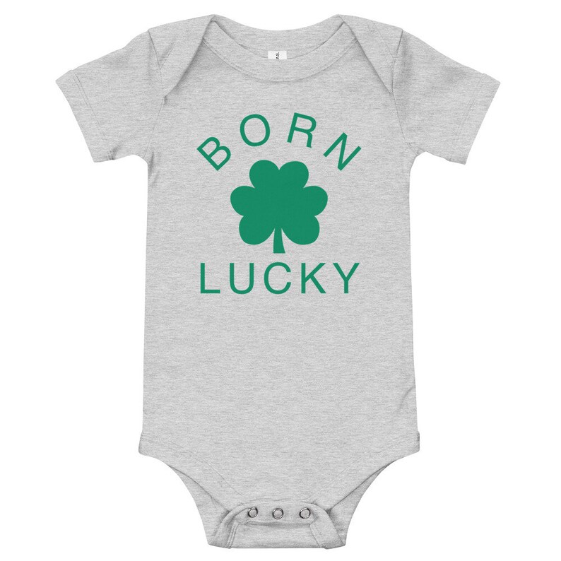St Patrick/'s Day Shirt for Baby Onesie Born Lucky St Pattys Shirt For Baby St Patrick/'s Day Baby Bodysuit St Pattys day Shirt for Baby