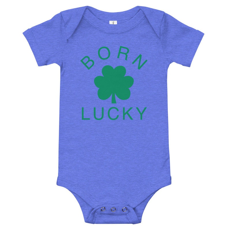 St Patrick/'s Day Shirt for Baby Onesie Born Lucky St Pattys Shirt For Baby St Patrick/'s Day Baby Bodysuit St Pattys day Shirt for Baby