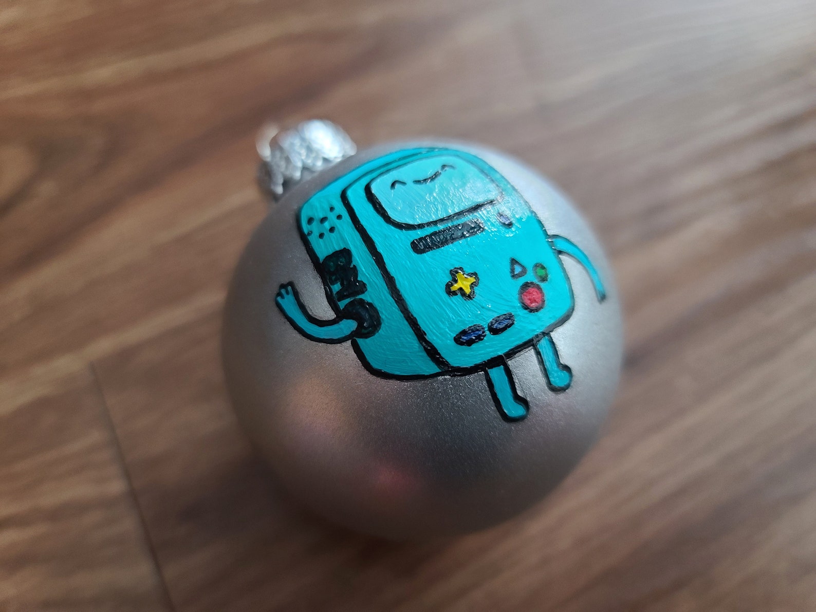 Adventure Time BMO Hand Painted Christmas Holiday Classic Etsy