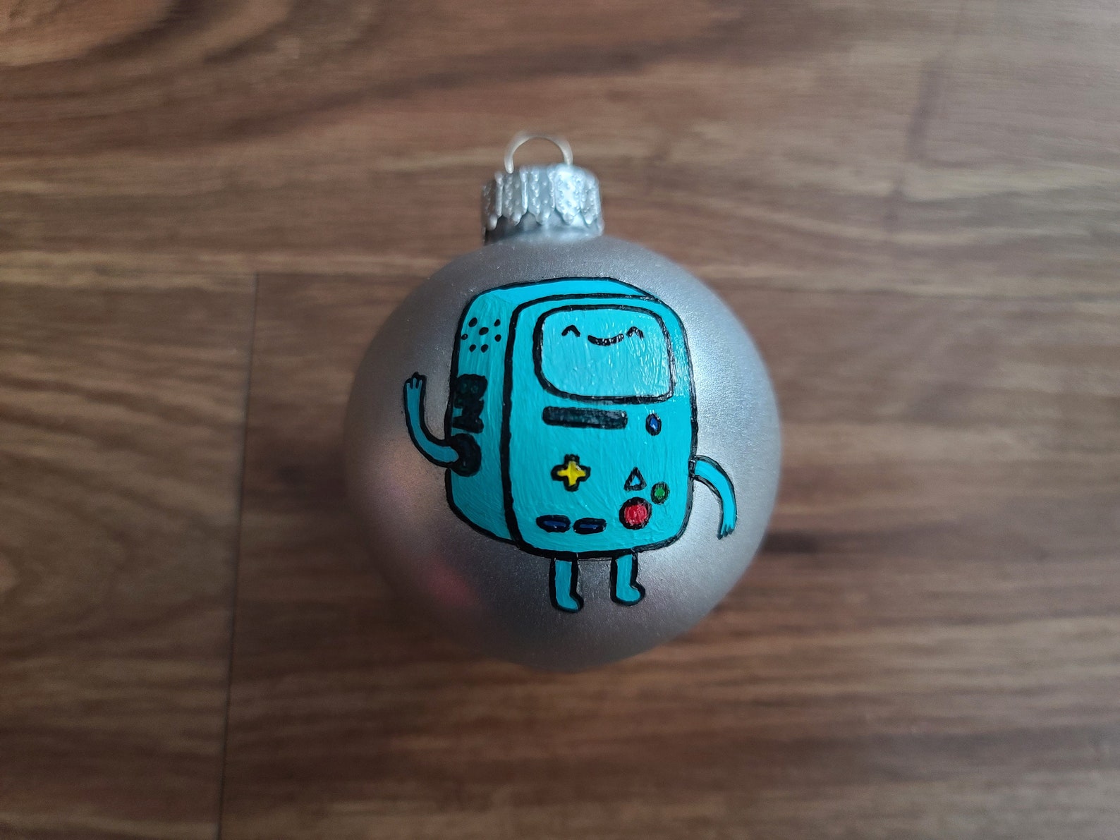Adventure Time BMO Hand Painted Christmas Holiday Classic Etsy
