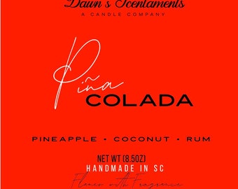 Piña Colada Scented Candle