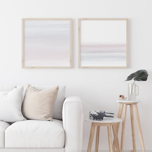 Soft Pink & Purple Set of Two Prints- Downloadable Prints