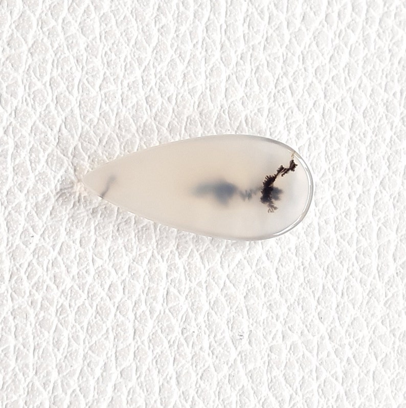 32x14x4 mm Shape Teardrop Caret 15.10 Size Designer Dendrite Natural Opal Cabochon Dendrite Opal Gemstone for Jewelry Making,