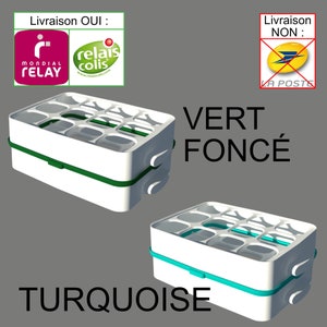 Joint pour poser un 2nd étage à la Yaourtière Multidélice 12 pots livraison par Point Relais Vert Foncé