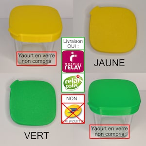 lot de 1 à 24 Couvercles Pour Yaourt Multidélices SEB, couleur au choix livraison par Point Relais image 5