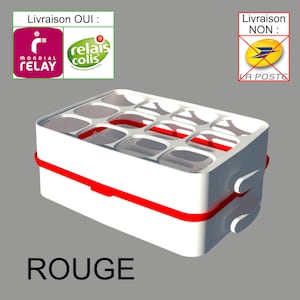 Joint pour poser un 2nd étage à la Yaourtière Multidélice 12 pots livraison par Point Relais Rouge