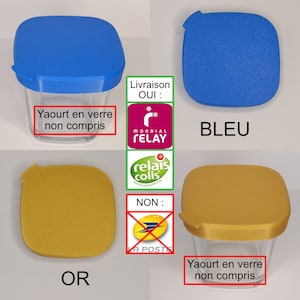 lot de 1 à 24 Couvercles Pour Yaourt Multidélices SEB, couleur au choix livraison par Point Relais image 3