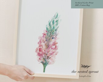 Snapdragon - Fine Art Print (Antirrhinum) - Hand Drawn Painted Watercolour Wall Art
