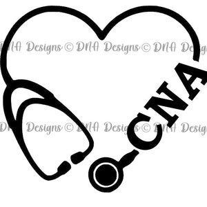 CNA Heart Stethoscope Digital Download