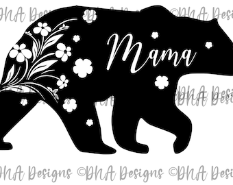 Mama Bear Svg, Fichier numérique Png