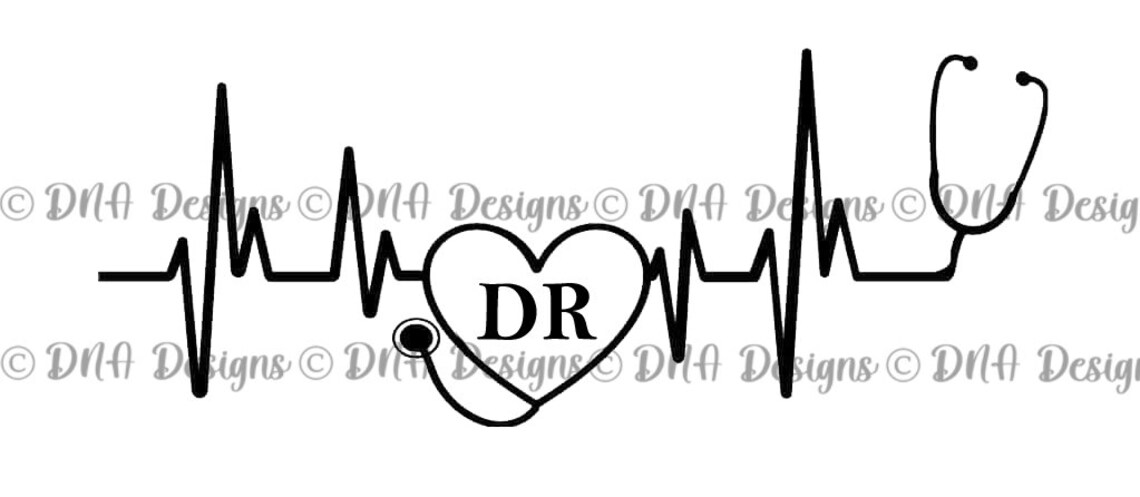 Doctor Heartbeat Svg Png Digital Download - Etsy UK