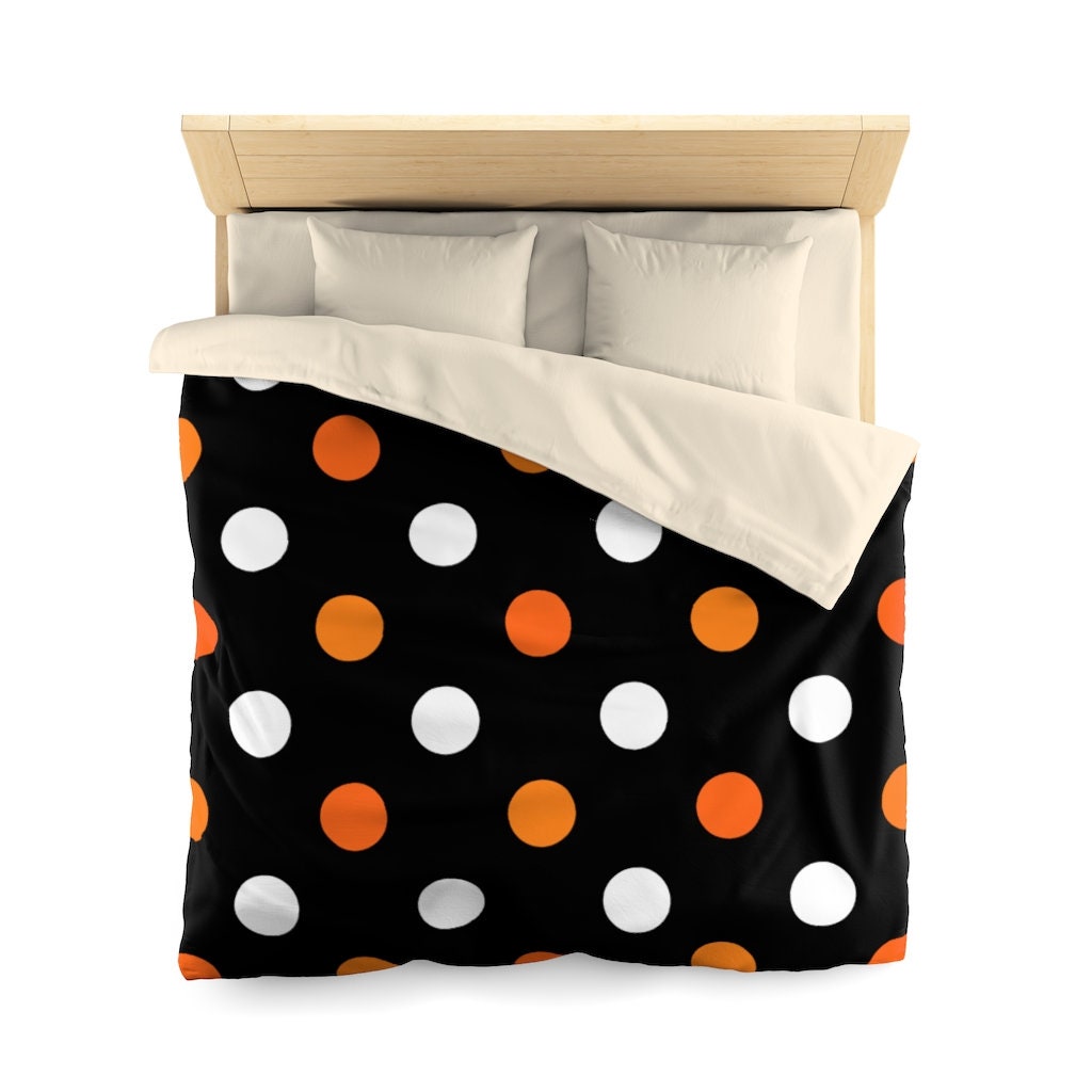 Halloween Duvet Cover Retro Duvet Cover Queen Comforter Etsy