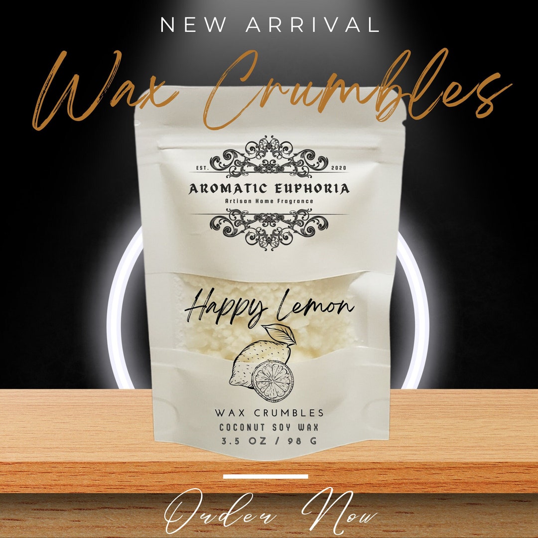 Wax Melt Crumbles Coconut Soy Blend Wax Variety of Scents Highly