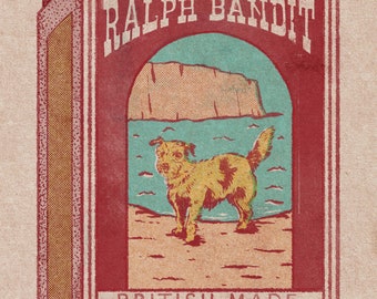 Matchbox Print - Folkestone Series - Bandit the Dog