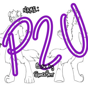 Anthro Hyäne Base