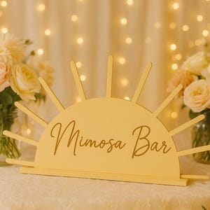 Sun Theme Centerpiece Sign: Babyparty-Geburtstagsfeier Dekor Bild 2