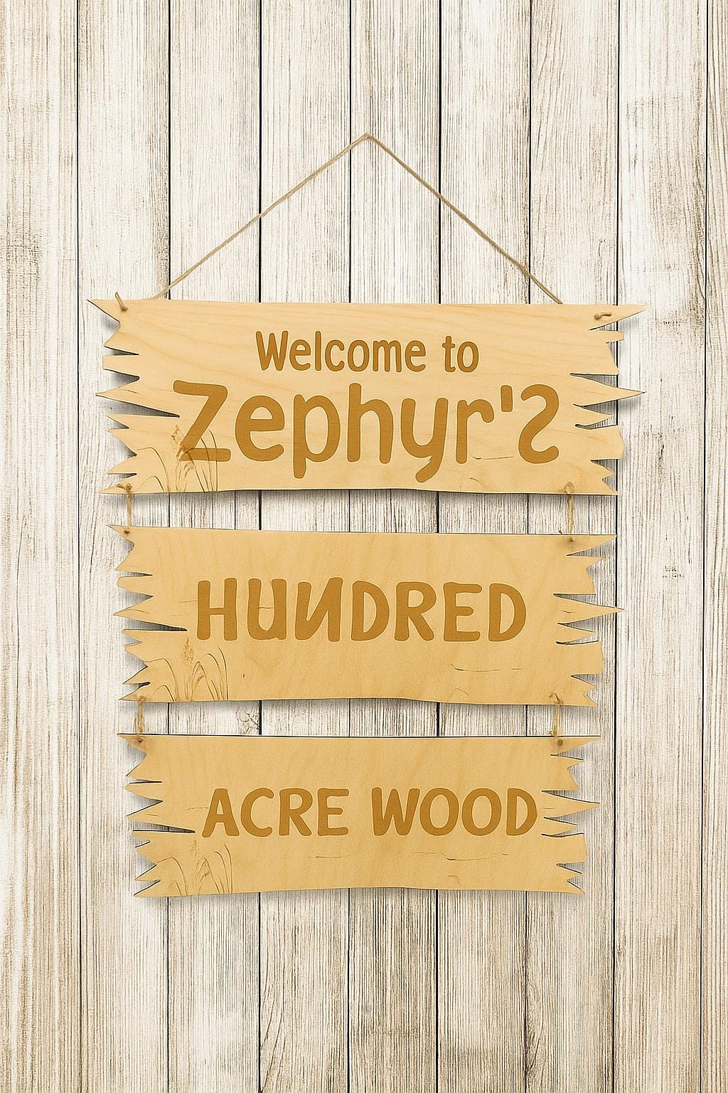 Personalized Wood Engrave Classic Winnie the Pooh Sign, Baby Shower, Gender reveals, 1st Birthday Party