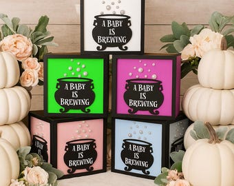 24-Piece Halloween 'A Baby Is Brewing' Centerpiece Sticks - Baby Shower & Gender Reveal Table Decorations - View #10