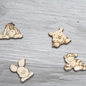 100- Winnie de Poeh en vrienden Hoofden Tafeldecoratie Confetti/Scatter 1e verjaardag/babyshower/geslacht onthullen