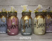 Adorable handmade Hunny Pot Winnie the pooh baby shower, Gender reveal, 1st Birthday Table Decoration centerpiece