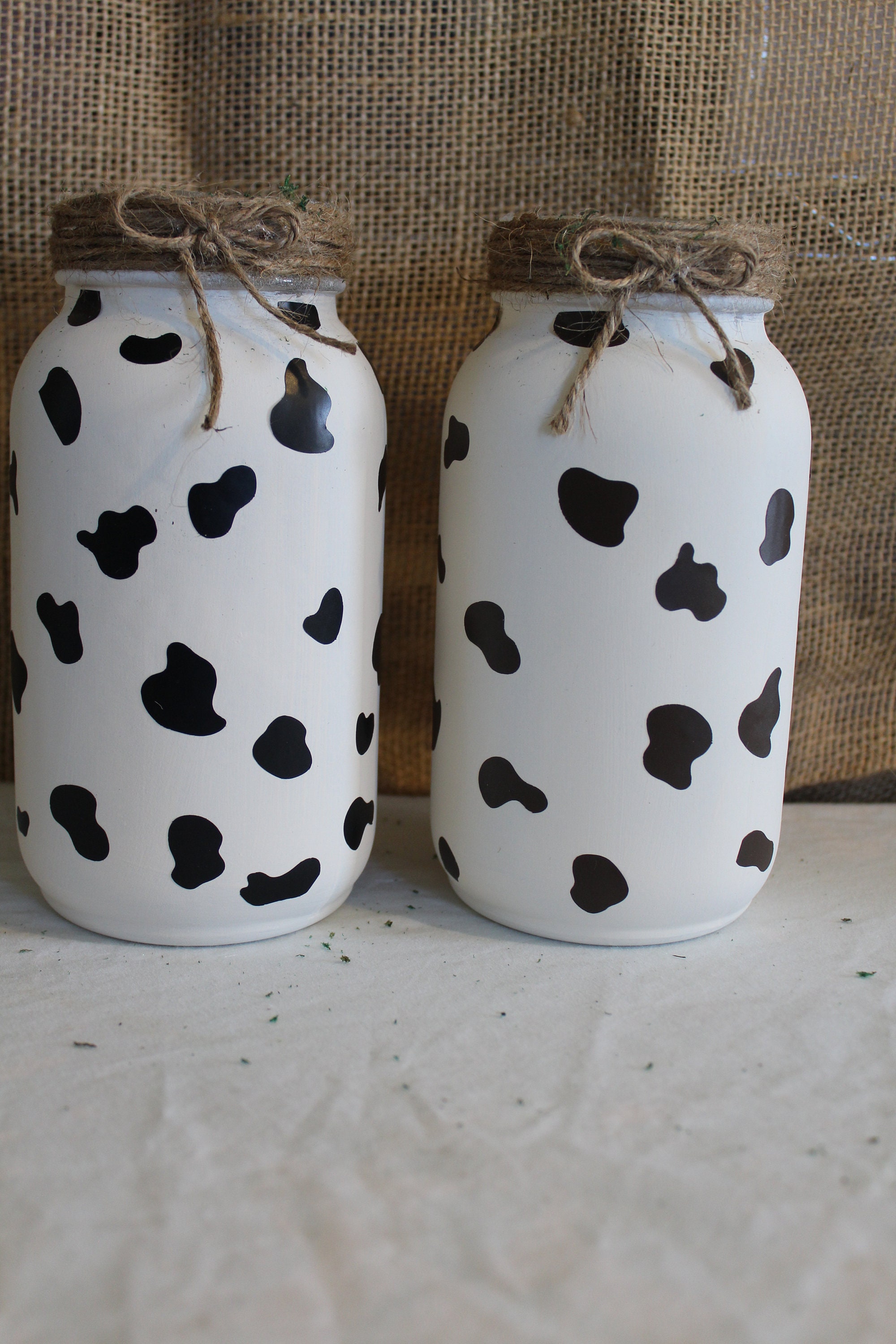 Adorable Mason Jar Cow Print/ Barnyard/ Farm Baby Shower/ - Etsy