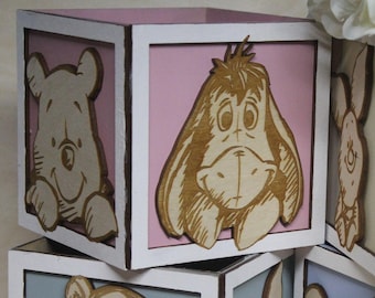 Winnie the Pooh Table Centerpiece Baby Shower Decorations/ Birthday/ Gender reveals