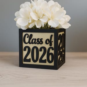 2026 Graduation Table Centerpiece – Senior Class of 2025 Party Décor | Graduate Blocks | Handmade Graduation Decorations