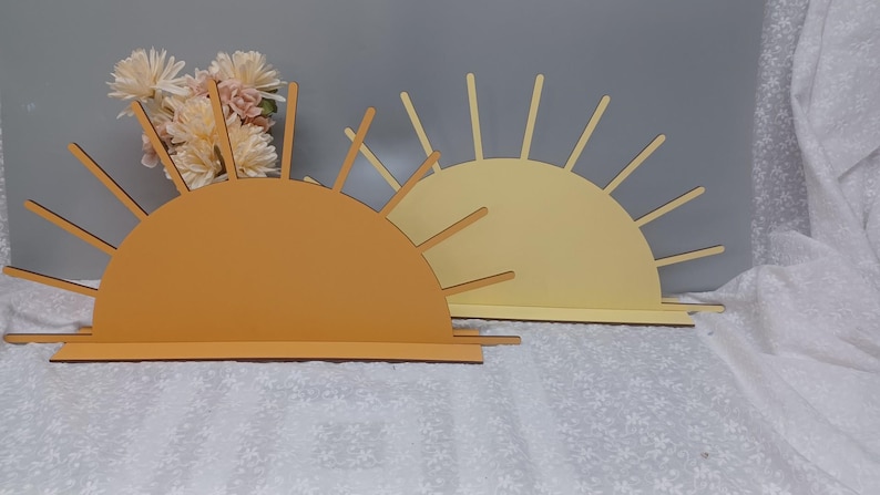 Sun Theme Centerpiece Sign: Babyparty-Geburtstagsfeier Dekor Bild 7