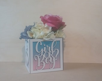 Gender Reveal Centerpieces Table Decorations