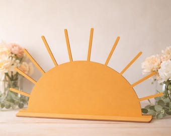Sun Theme Centerpiece Sign: Baby Shower Birthday Party Decor