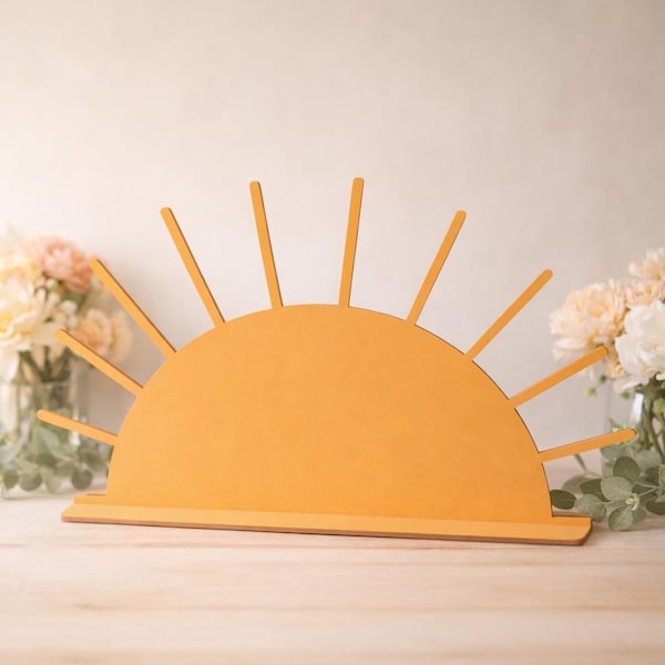 Sun Theme Centerpiece Sign: Baby Shower Birthday Party Decor