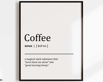 Download Coffee Dictionary Etsy