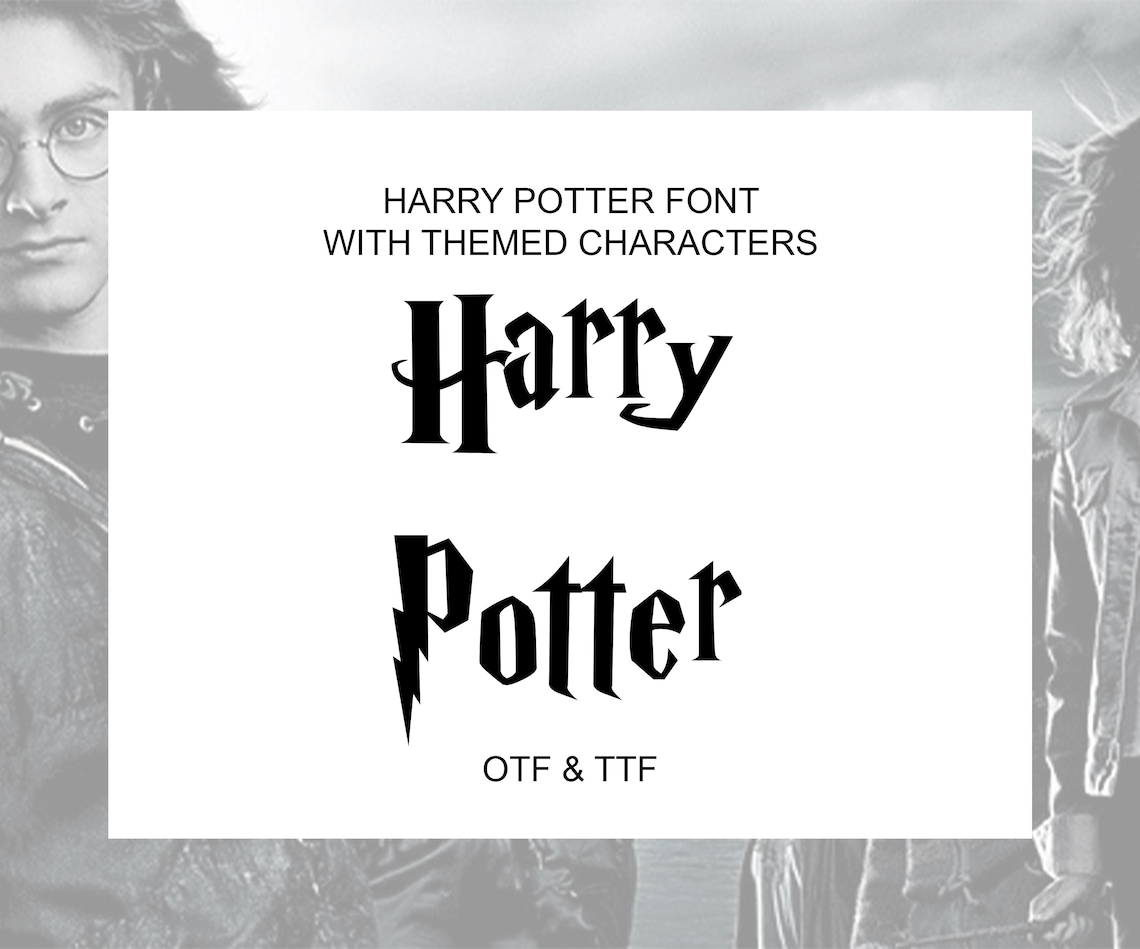 free harry potter font stencil printable