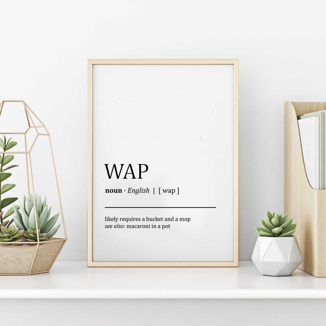 Wap Definition Print Printable Wall Art Dorm Room Gift Etsy