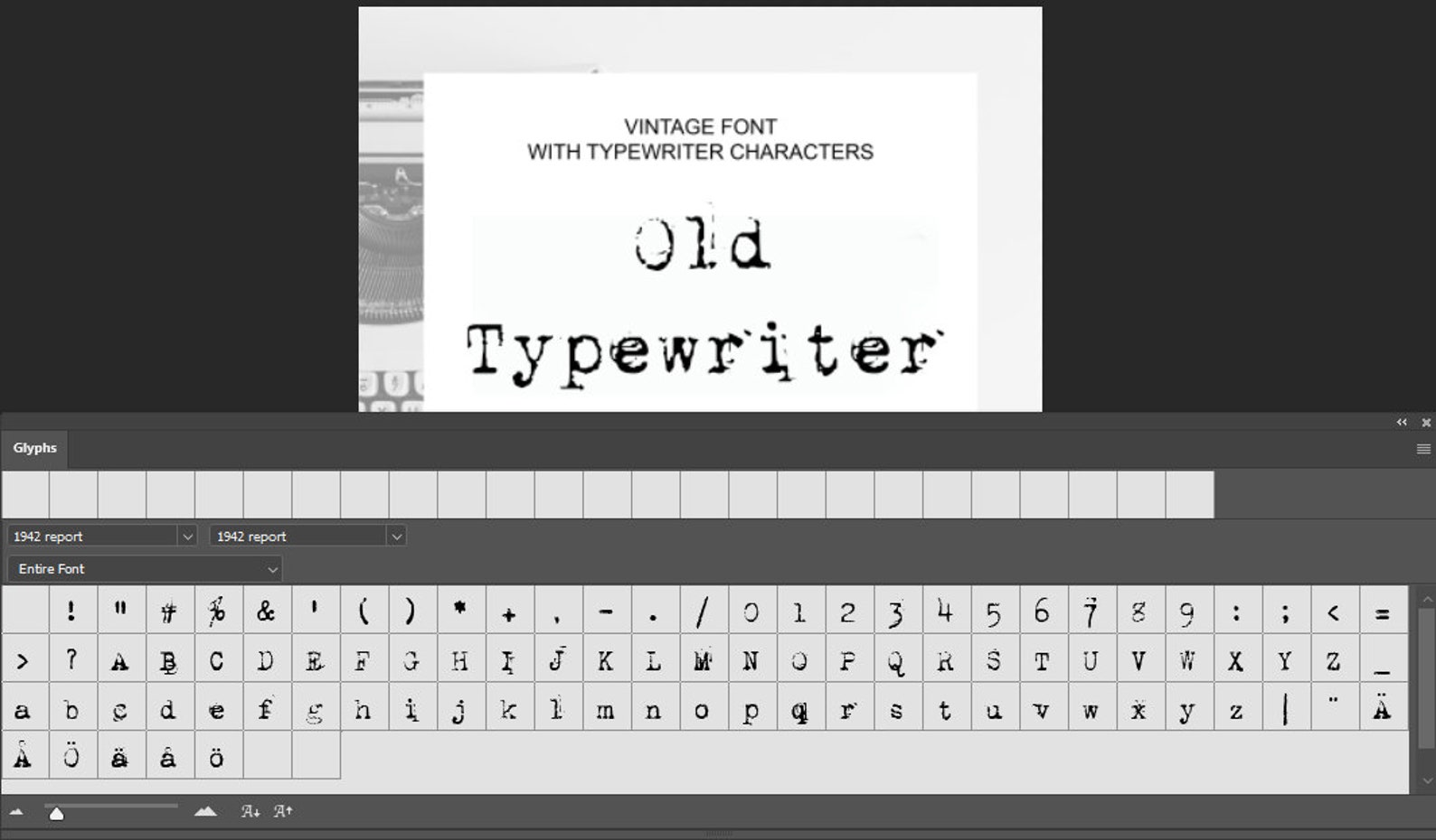 Old Typewriter Font Cricut Fonts Vintage Fonts Retro Font Etsy