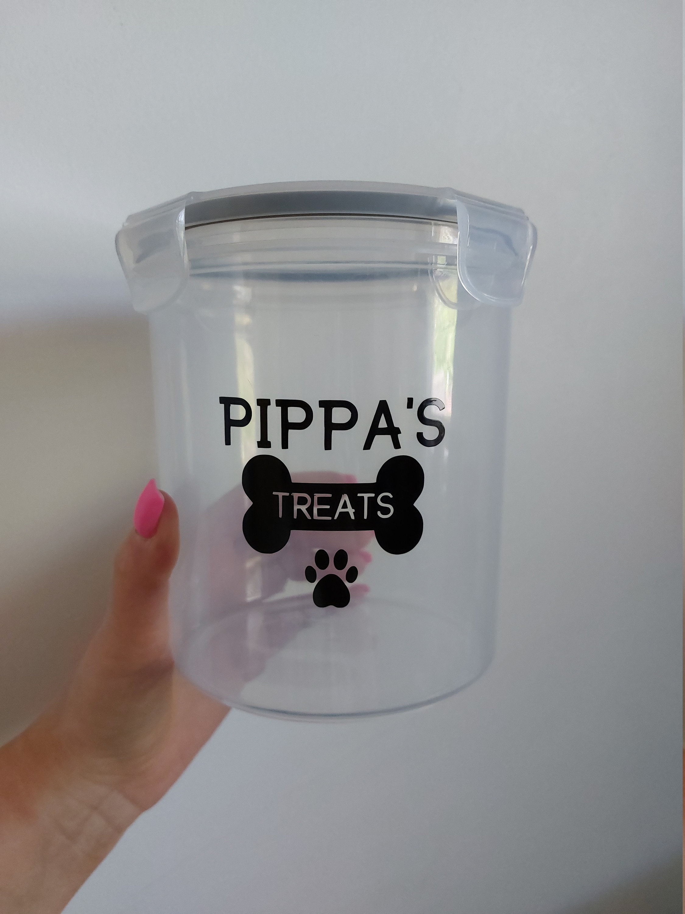 Dog treat vinyl label Etsy