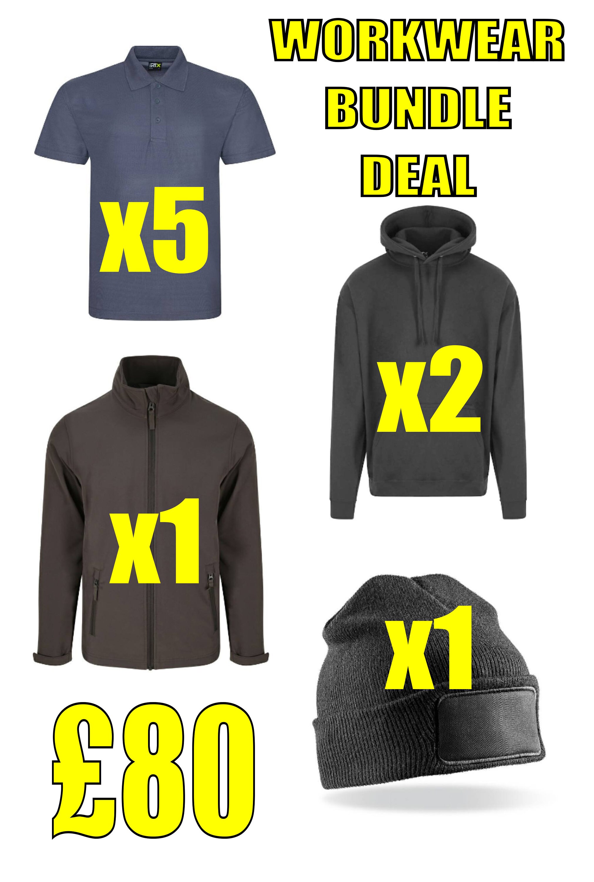 Workwear Bundle Free Logo Set Up Etsy