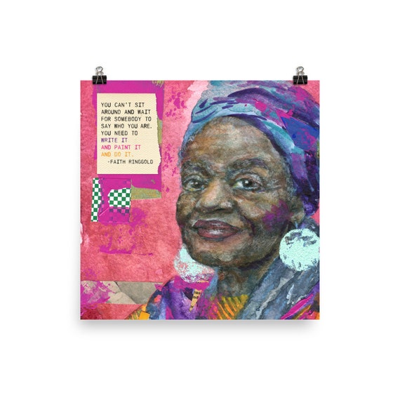 Faith Ringgold Print Etsy