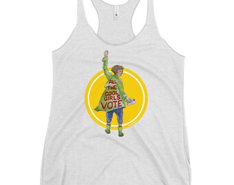 All the Cool Girls Vote Women's Racerback Tank