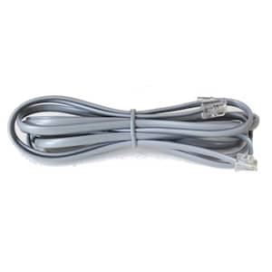 May include: A gray telephone cable with two RJ-11 connectors.