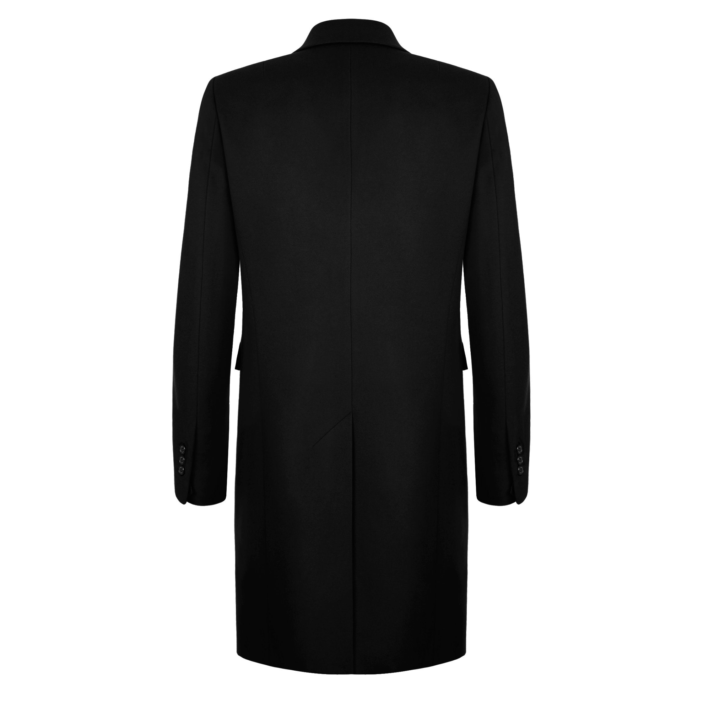 Cashmere Coat Double Breasted Black - Etsy