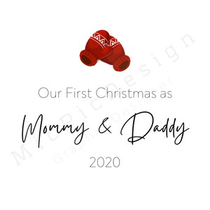 Il nostro primo Natale SVG-mamma e papà-svg-baby primo Natale svg-taglio file cricut-designs stampa svg-natale svg-christmas png