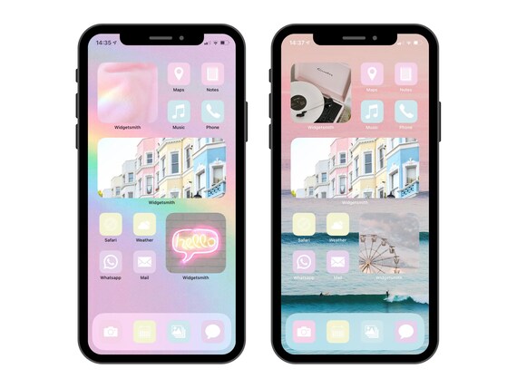 400 Ios 14 Pastel Icons-pastel Ios 14-pastel Yellow | Etsy