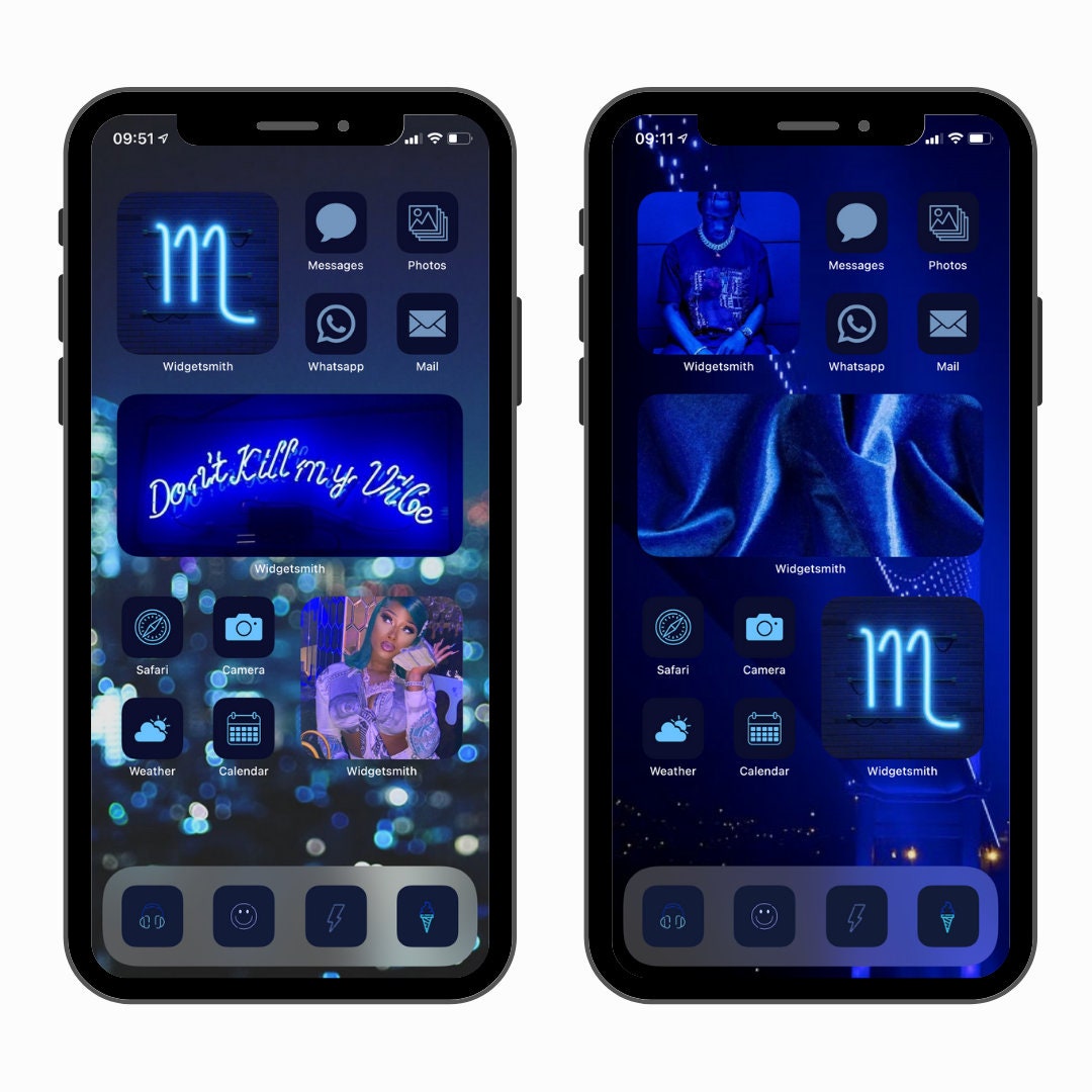 Strong Blue Ios 200 Dark Blue Icons-ios 14 Blue Icon Set-navy Blue Ios 14 Icons-ios 14 ...