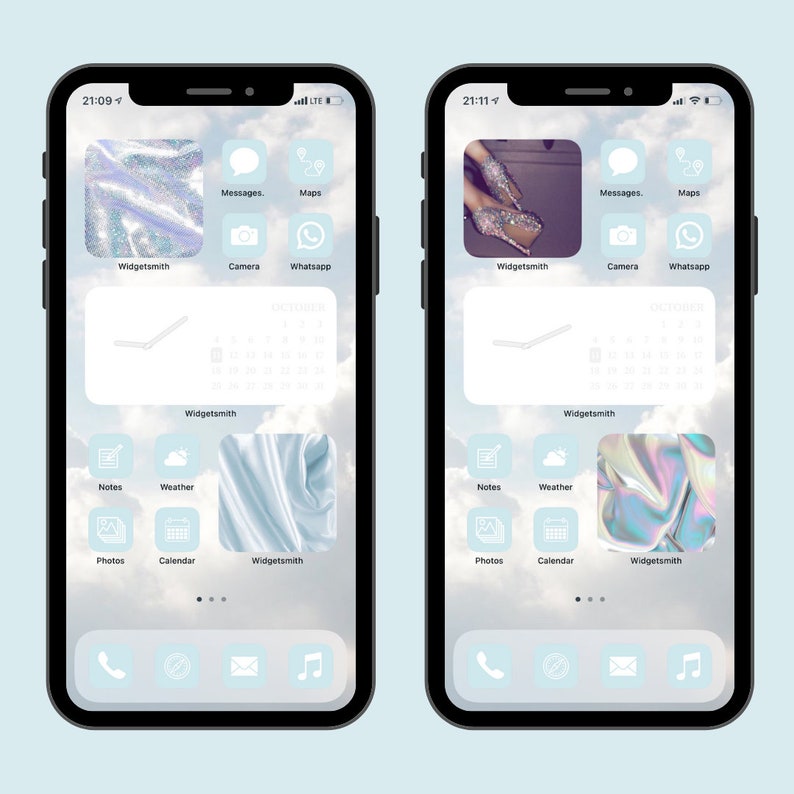 100 Ios 14 Blue Icons Icy Blue Icons Ios 14 Ios 14 Blue Minimalist